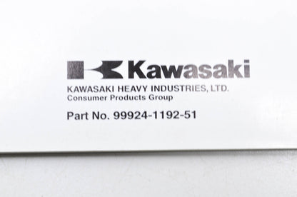 OEM Kawasaki 99924-1192-51 Service Manual Supplement ZX1100F1