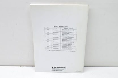 OEM Kawasaki 99924-1181-08 Service Manual KDX200H NOS
