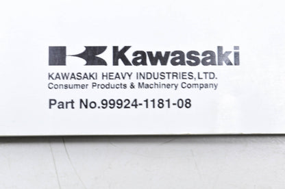 OEM Kawasaki 99924-1181-08 Service Manual KDX200H NOS