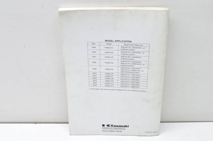 OEM Kawasaki 99924-1183-09 Service Manual VN800A