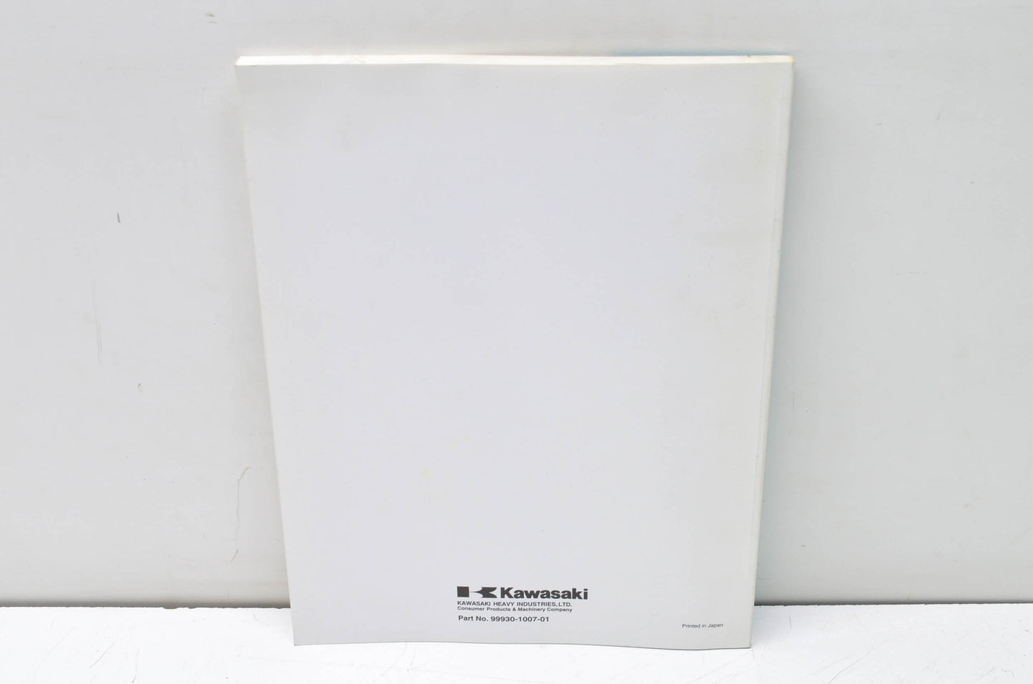 OEM Kawasaki 99930-1007-01 Recognition Manual 95-01 NOS
