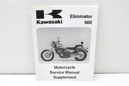 OEM Kawasaki 99924-1185-53 Service Manual Supplement ZL600B NOS