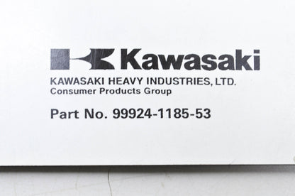 OEM Kawasaki 99924-1185-53 Service Manual Supplement ZL600B NOS