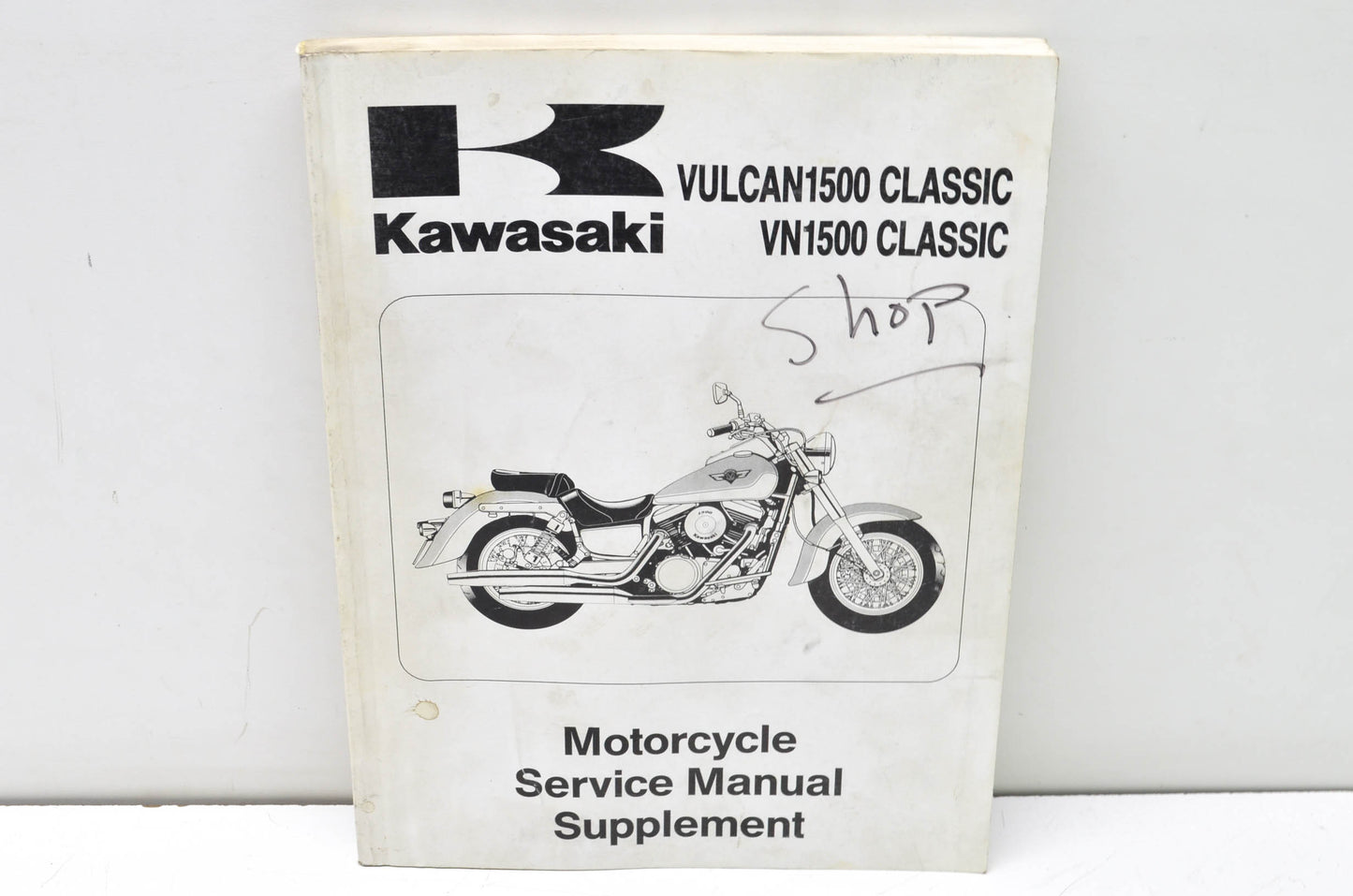 OEM Kawasaki 99924-1191-51 Service Manual Supplement VN1500D/E