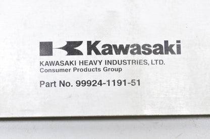 OEM Kawasaki 99924-1191-51 Service Manual Supplement VN1500D/E