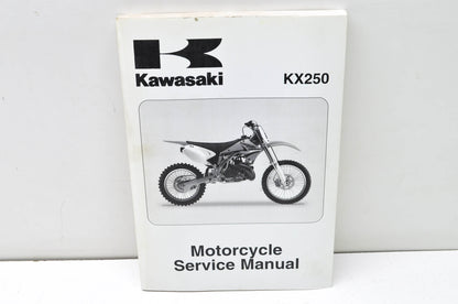 New OEM Kawasaki 2005 KX250-R1, 2006 KX250R6F Motorcycle Service Manual NOS