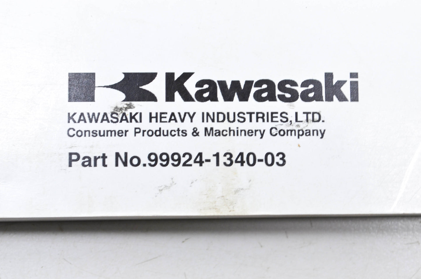 New OEM Kawasaki 2005 KX250-R1, 2006 KX250R6F Motorcycle Service Manual NOS