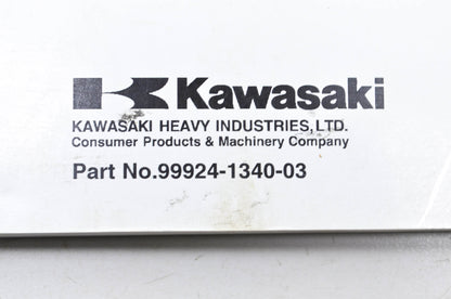 New OEM Kawasaki 2005 KX250-R1, 2006 KX250R6F Motorcycle Service Manual NOS