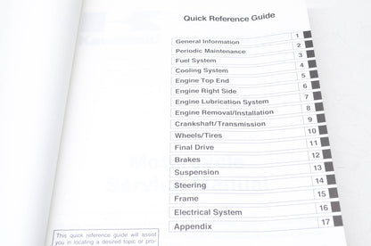 OEM Kawasaki 99924-1385-01 Service Manual KLX450A