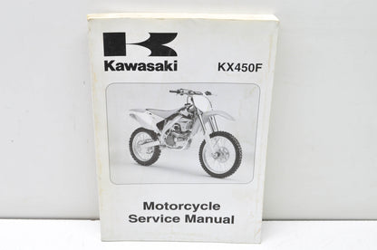 OEM Kawasaki 99924-1355-01 Service Manual KX450D