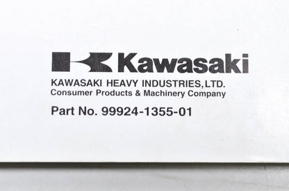 OEM Kawasaki 99924-1355-01 Service Manual KX450D