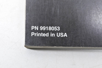 OEM Polaris 9918053 High Perf Service 03 Snowmobile Manual