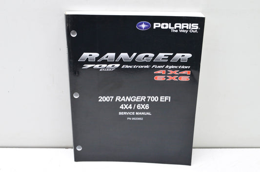 OEM Polaris 9920852 Service Manual 07 Ranger 700/EFI NOS