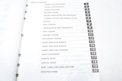 OEM Suzuki 99011-05D55-03A RMX250 R Model Service Manual