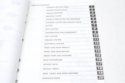 OEM Suzuki 99011-05D54-03A RMX250 Owner's Service Manual