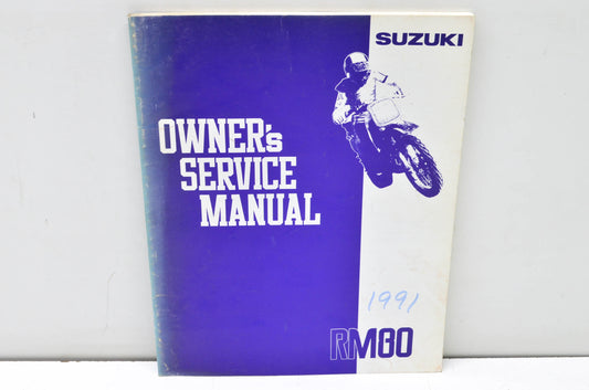 OEM Suzuki 99011-02B25-03A RM80 Owner's Service Manual