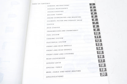 OEM Suzuki 99011-28C52-03A RM250 Owner's Service Manual