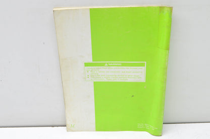 OEM Suzuki 99011-05D52-03A RMX250 Owner's Service Manual