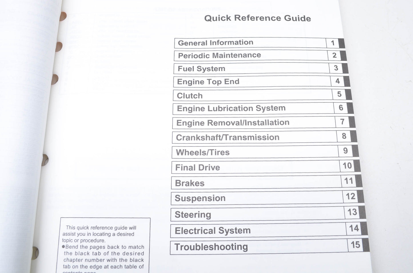 OEM Suzuki 99500-41130-01E 2002 DR-Z110 Service Manual