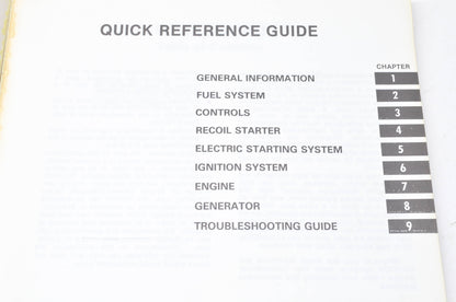 OEM Kawasaki 99924-2008 Service Manual GA18/23/3200A