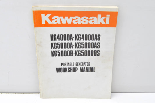 OEM Kawasaki 99924-2005A Portable Generator Workshop Manual