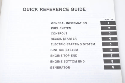 OEM Kawasaki 99924-2005A Portable Generator Workshop Manual