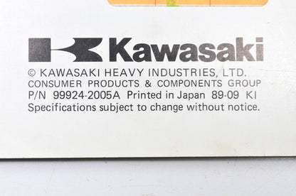 OEM Kawasaki 99924-2005A Portable Generator Workshop Manual