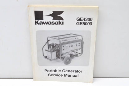 OEM Kawasaki 99924-2040-01 Service Manual GE4300/5000