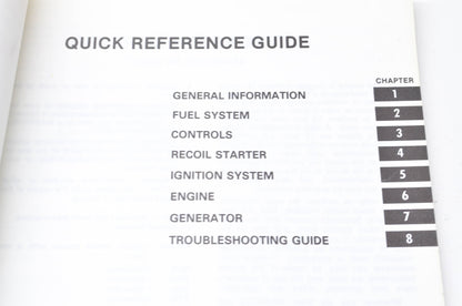OEM Kawasaki 99924-2012 Service Manual GA1000/1400A NOS