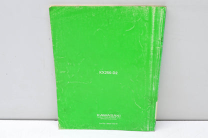 OEM Kawasaki 99920-1322-01 Owner's & Service Manual KX250D2