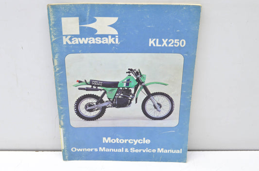 OEM Kawasaki 99920-1075-01 Owner's & Service Manual KLX250A2