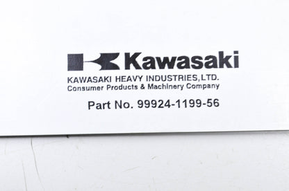 OEM Kawasaki 99924-1199-56 Service Manual Supplement VN800B NOS