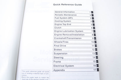 OEM Kawasaki 99924-1346-02 Service Manual ZX600N