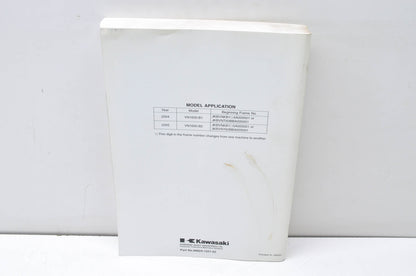 OEM Kawasaki 99924-1321-02 Service Manual VN1600B/F NOS