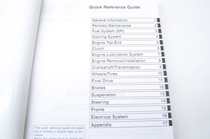 OEM Kawasaki 99924-1321-02 Service Manual VN1600B/F NOS