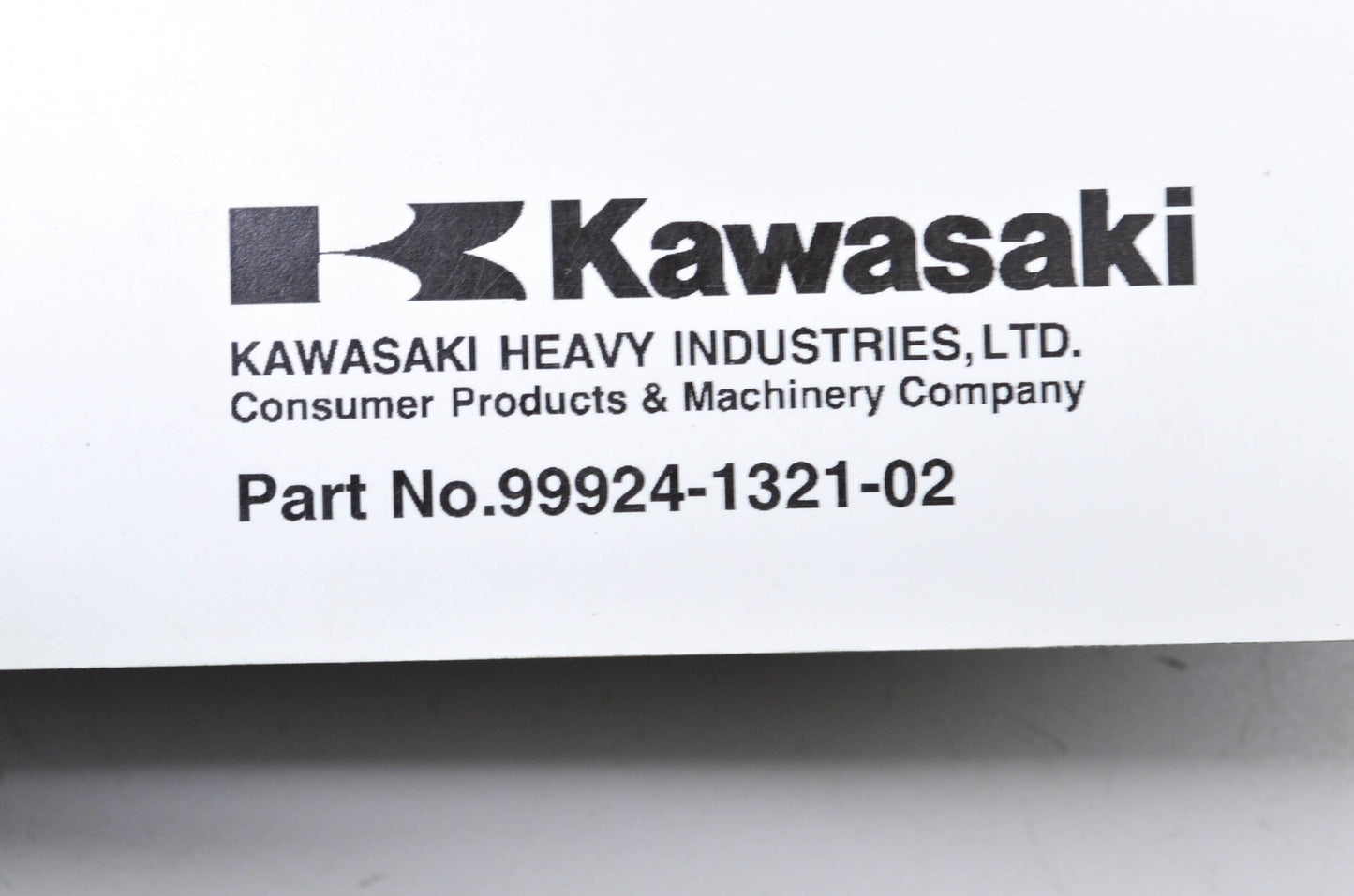 OEM Kawasaki 99924-1321-02 Service Manual VN1600B/F NOS