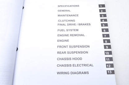 OEM Polaris 9919765 Service Manual 2006-2014 FS/FST