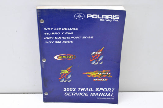 OEM Polaris 9917362 Service Manual 02 Snow/Trail Sport
