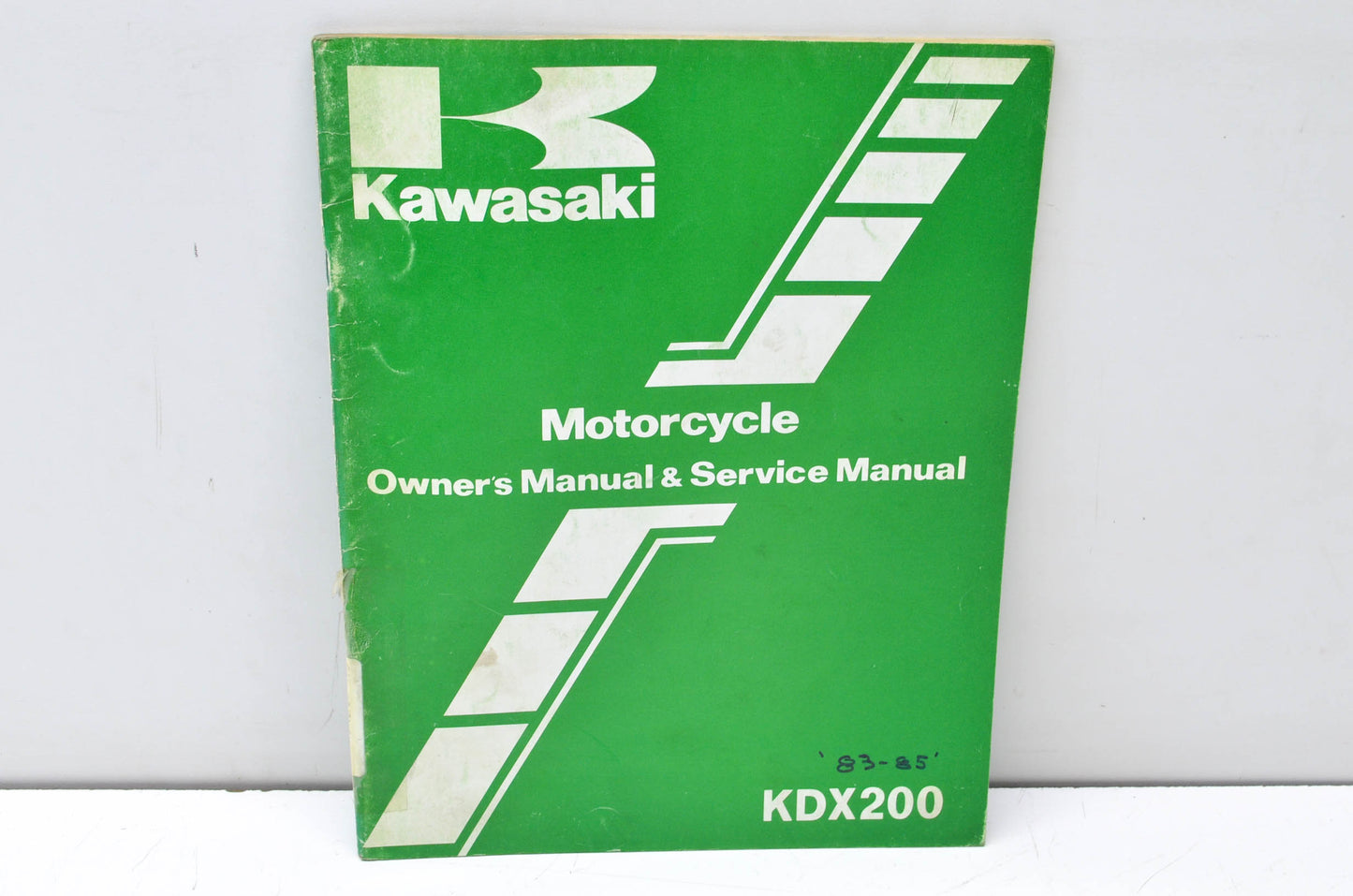 OEM Kawasaki 99920-1292-01 Owner's & Service Manual KDX200A3
