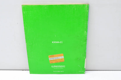 OEM Kawasaki 99920-1365-01 Owner's & Service Manual KX500C1