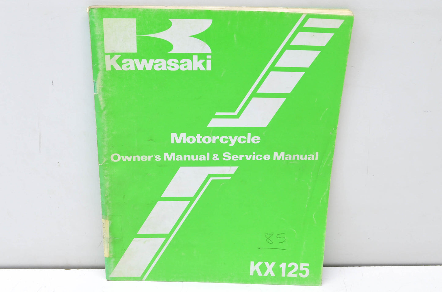 OEM Kawasaki 99920-1289-02 Owner's & Service Manual KX125D1