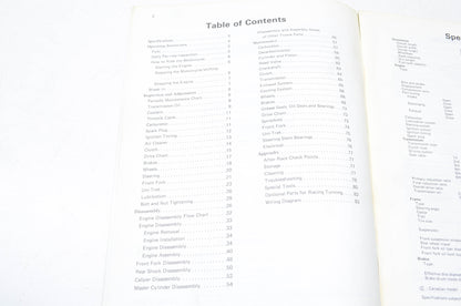 OEM Kawasaki 99920-1289-02 Owner's & Service Manual KX125D1