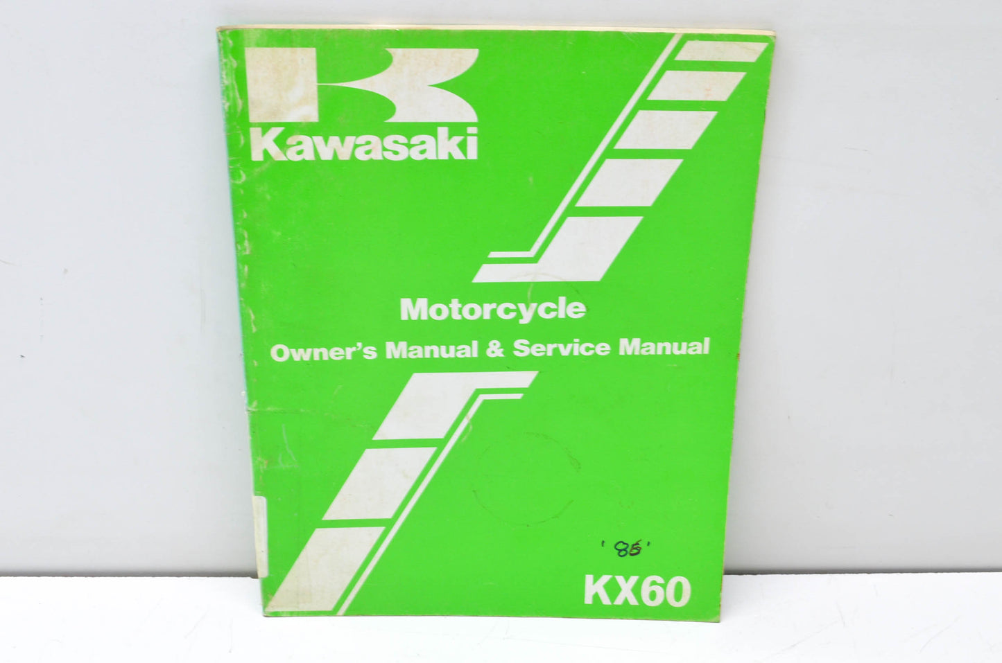 OEM Kawasaki 99920-1329-01 Owner's & Service Manual KX60B3