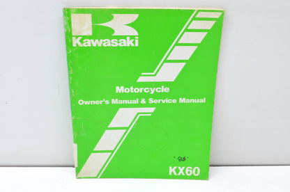 OEM Kawasaki 99920-1329-01 Owner's & Service Manual KX60B3