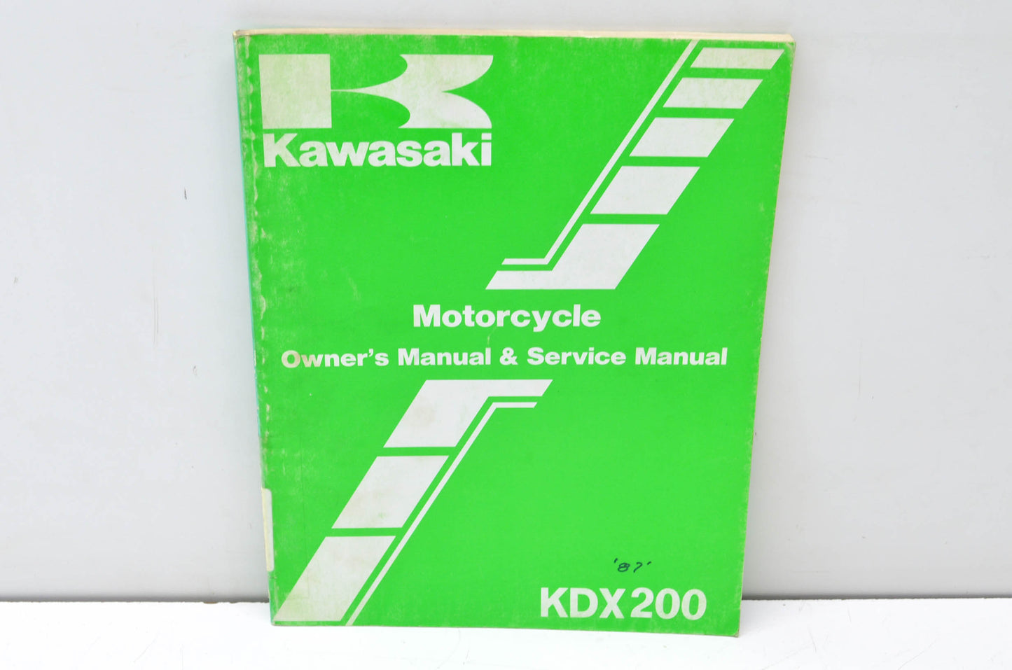 OEM Kawasaki 99920-1371-01 Owner's & Service Manual KDX200C2