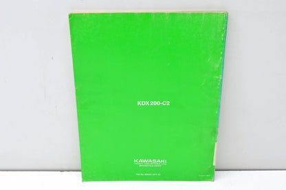 OEM Kawasaki 99920-1371-01 Owner's & Service Manual KDX200C2