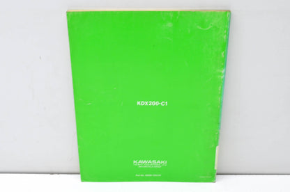 OEM Kawasaki 99920-1323-01 Owner's & Service Manual KDX200C1