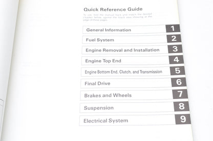 OEM Kawasaki 99920-1323-01 Owner's & Service Manual KDX200C1