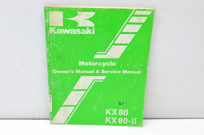 OEM Kawasaki 99920-1368-01 Owner's & Service Manual KX80G2
