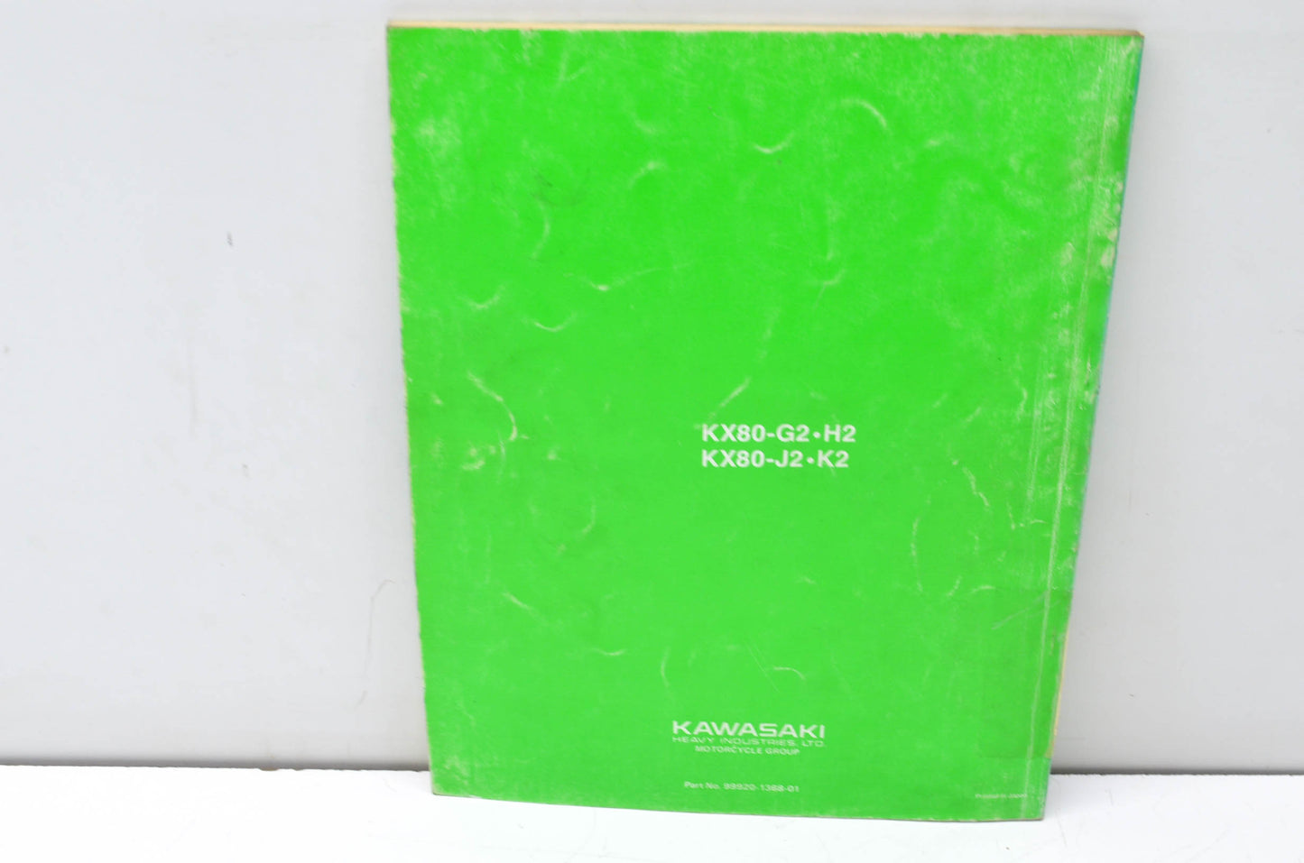 OEM Kawasaki 99920-1368-01 Owner's & Service Manual KX80G2